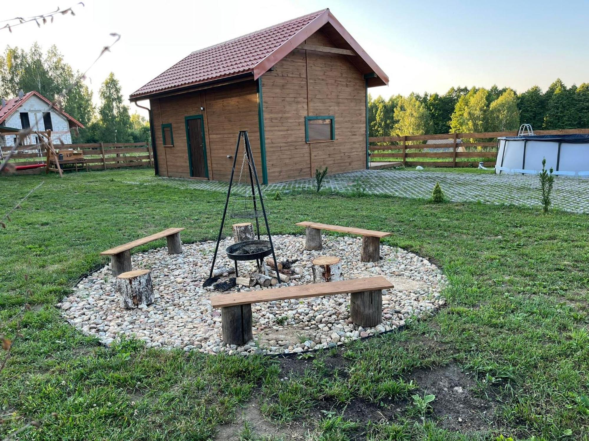 Zielona Chatka Nad Sapina Pozezdrze Eksteriør bilde